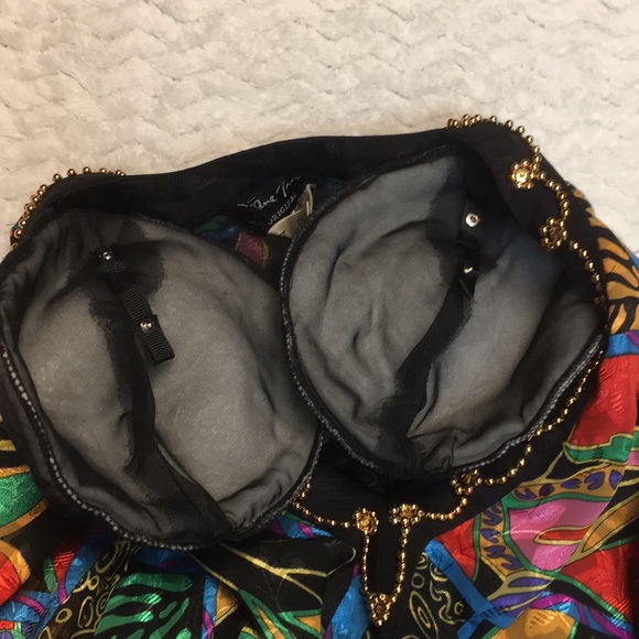 Vintage 80’s Diane Tres Georgette dress w/ matching scarf- women’s - Picture 8 of 13